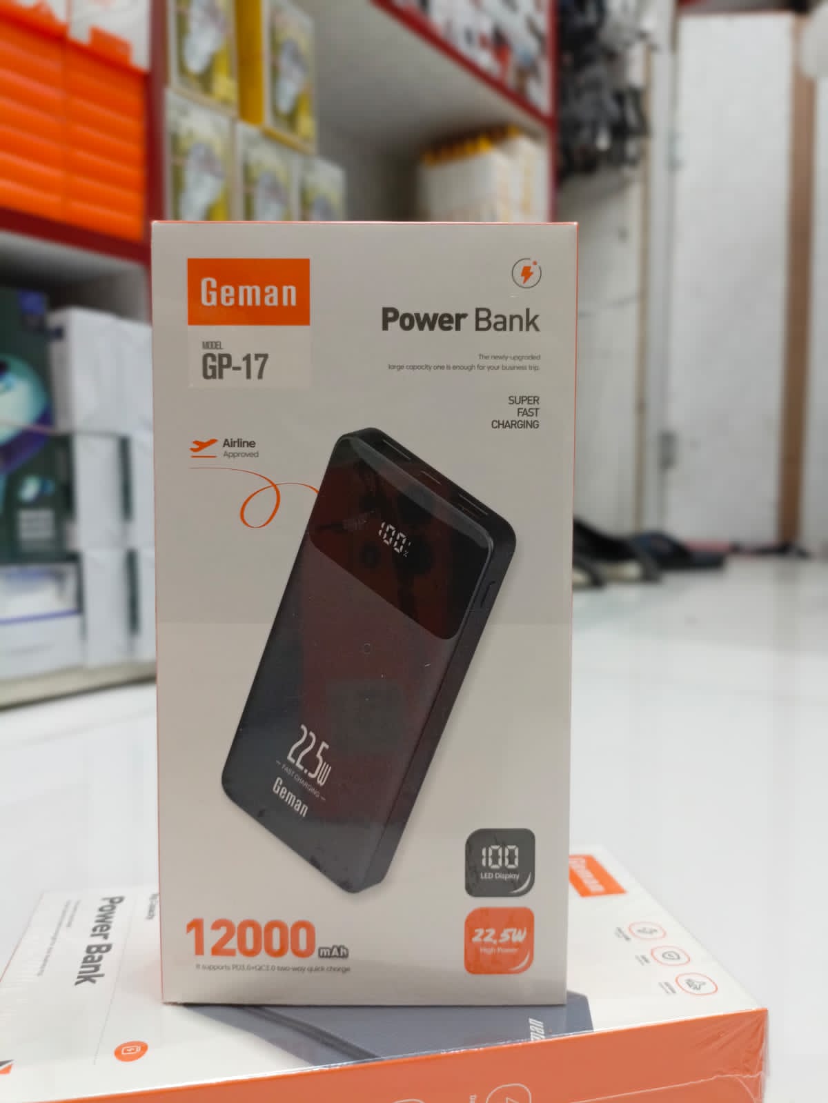 Geman GP-27 20000mAh Fast Charging Power Bank with LED Display – Portable Backup Charger - Image 4